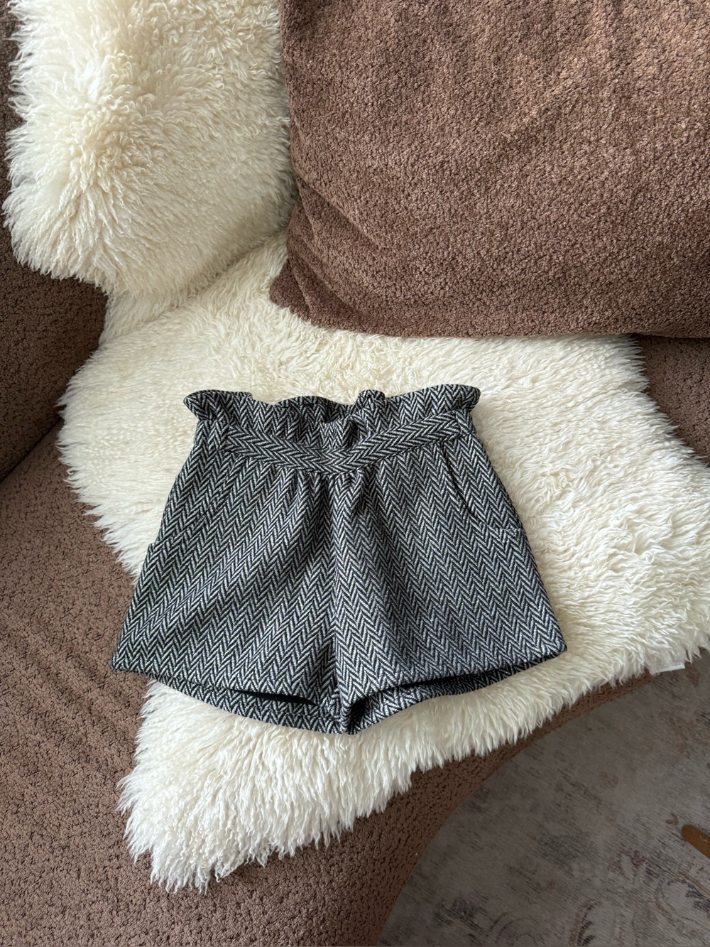 Louis Louise Wool Blend Shorts